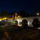 Alte Lahnbrücke bei Nacht