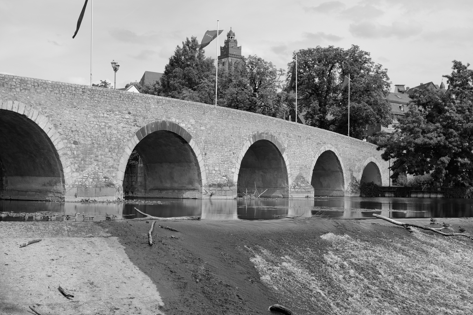 Alte Lahnbrücke mit Dom