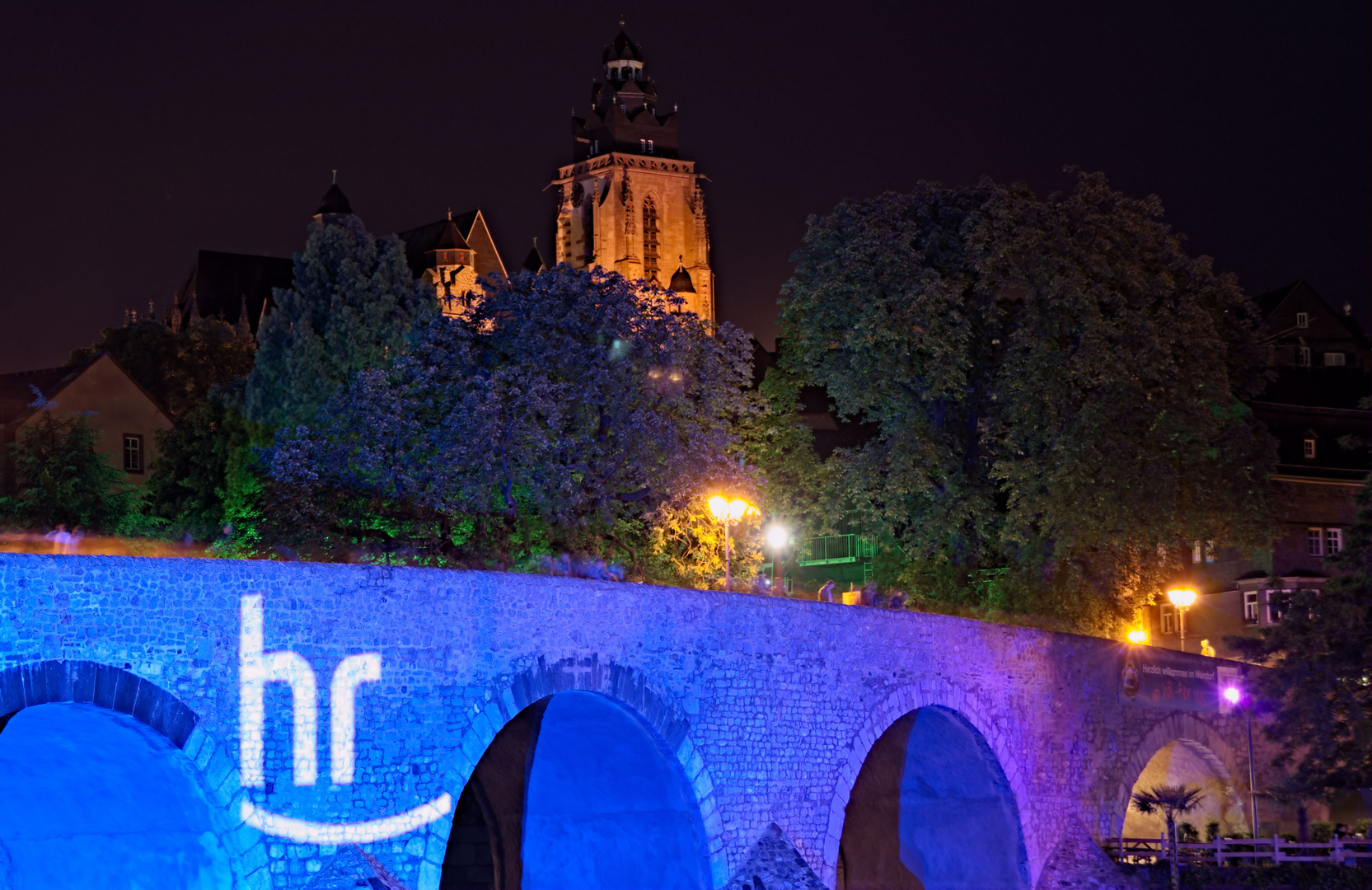 Alte Lahnbrücke mit Dom