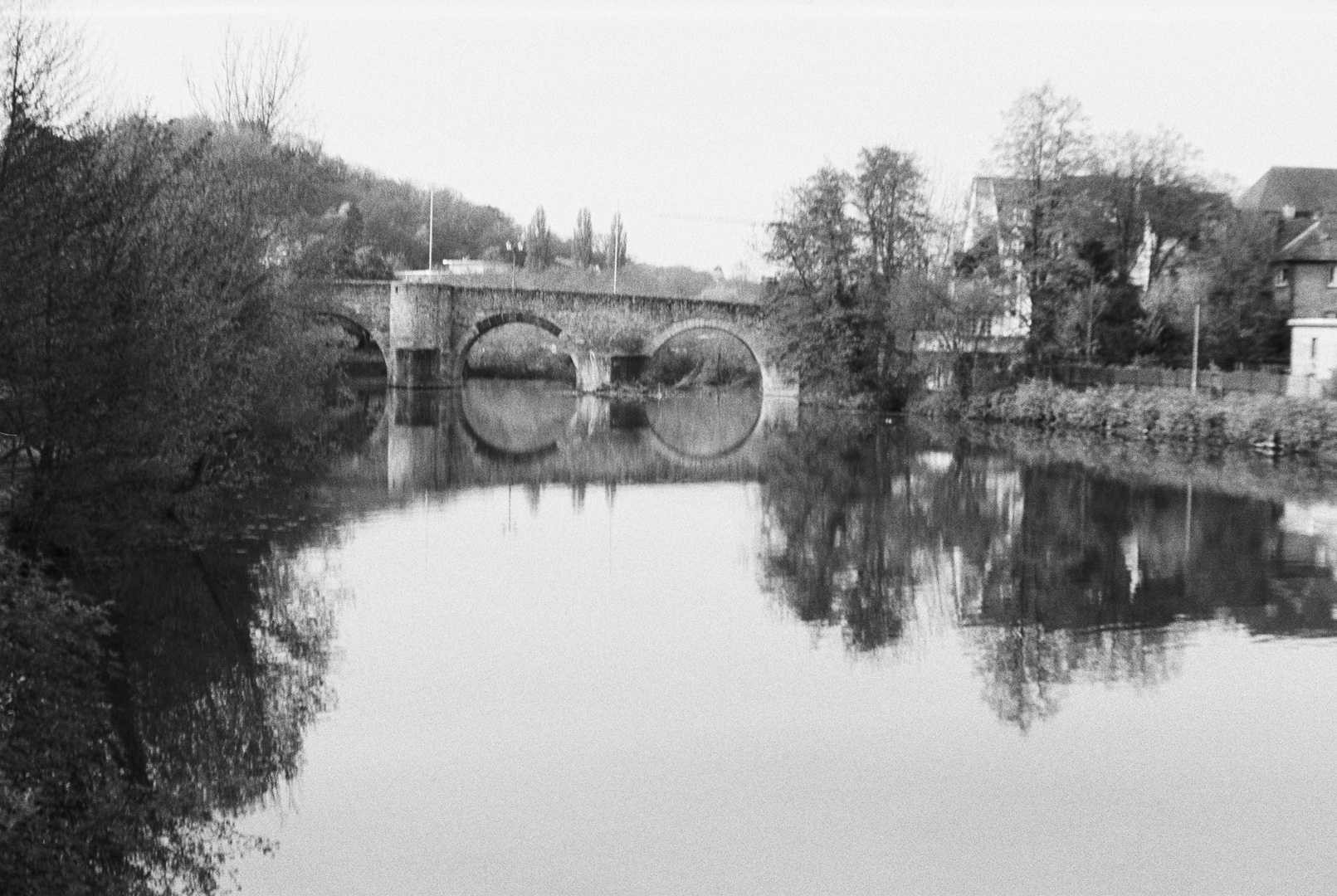 Alte Lahnbrücke Wetzlar analog beirette vsn2