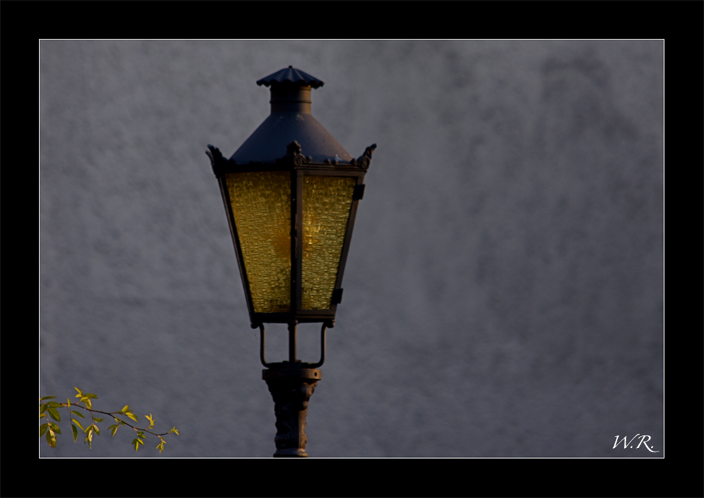 alte Lampe in Grötzingen....