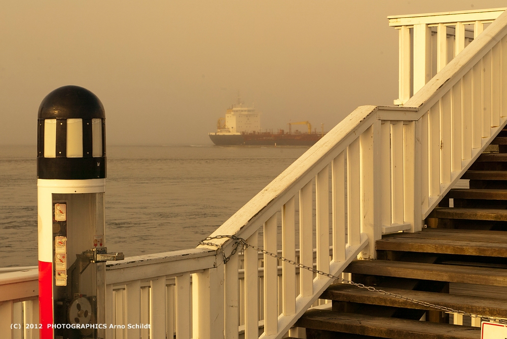 Alte Liebe Cuxhaven im Sonnenuntergang