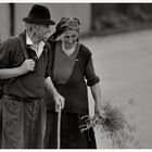 Alte Liebe - Rentnerpaar in Botiza Maramuresch