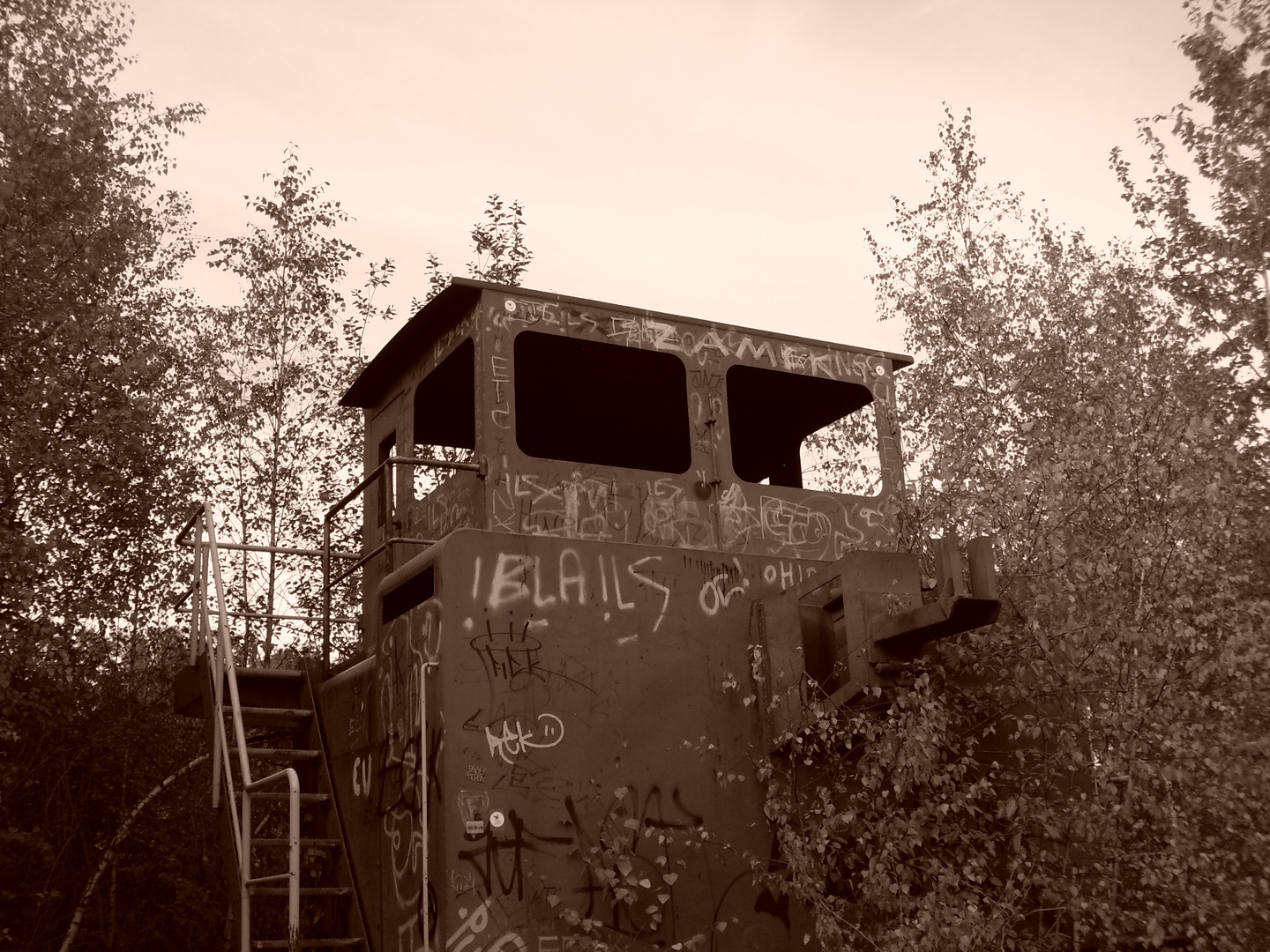 alte Lok auf Zollverein