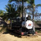Alte Lok der Zuckerrohr Plantagen Bahn auf Kuba