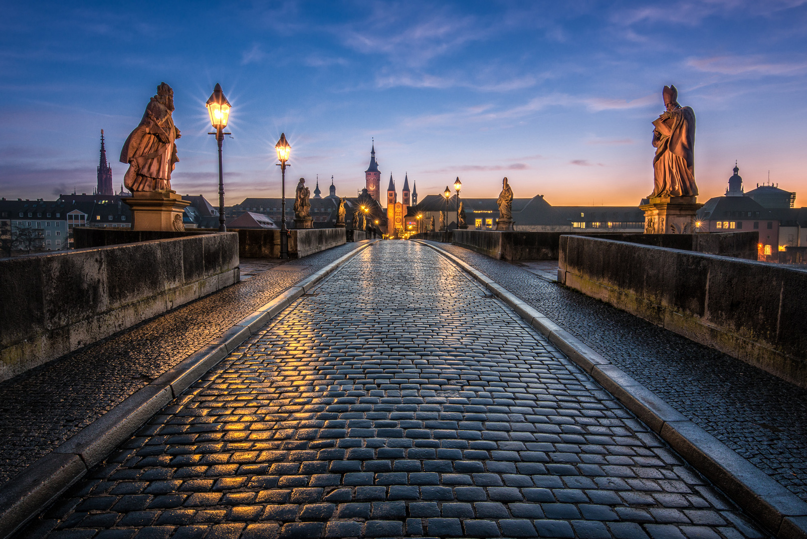 Alte Mainbrücke in Würzburg