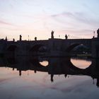 Alte Mainbrücke Morgendemmerung