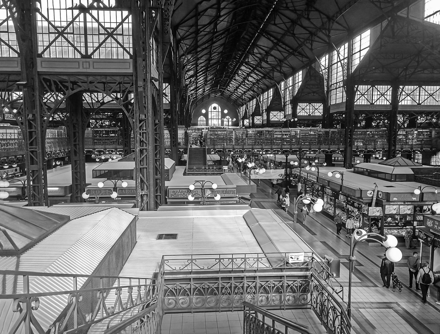 Alte Markthalle in Budapest