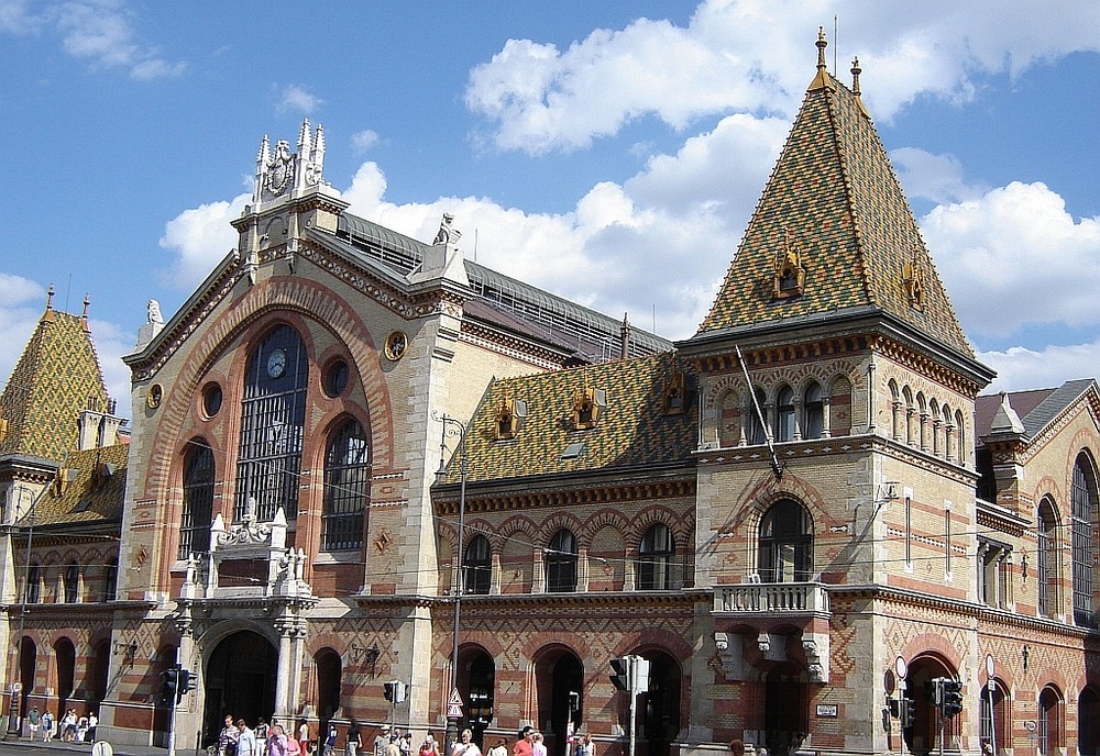 Alte Markthalle in Budapest