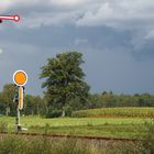 alte mechanische Technik in der Landschaft zeigt Halt