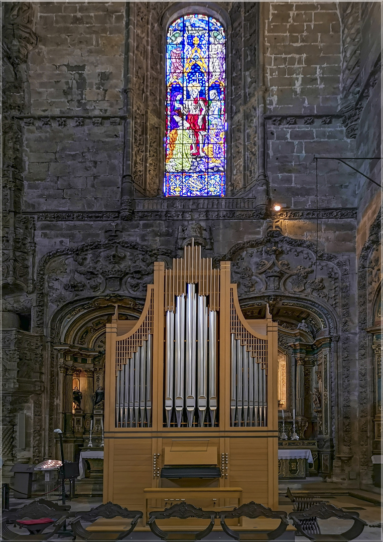 ALTE MESSING ORGEL