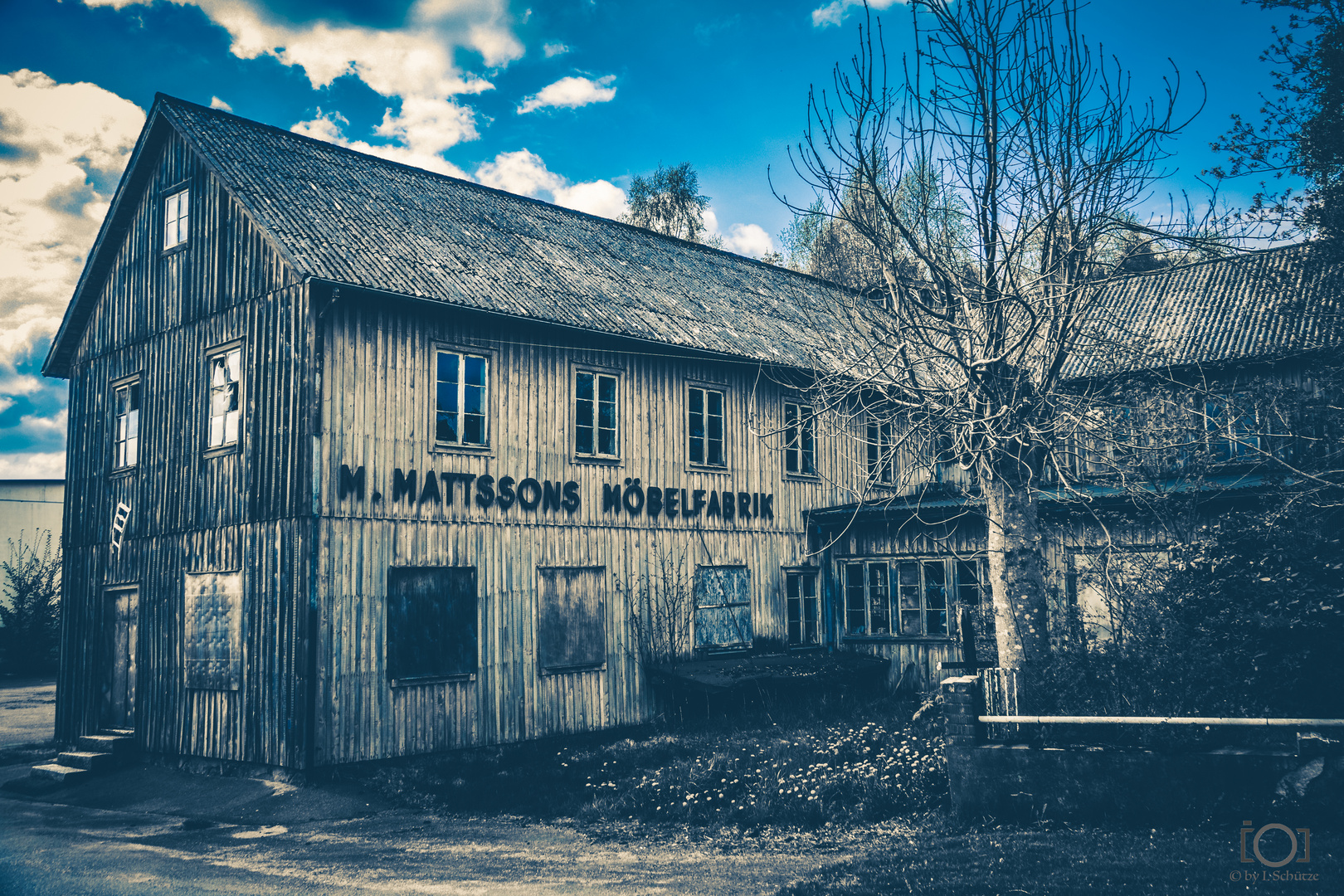 Alte Möbelfabrik in Schweden