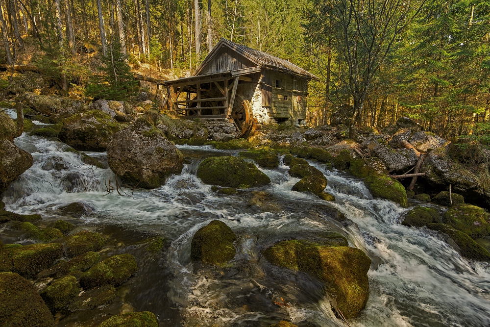 Alte Mühle am Gollinger Wasserfall