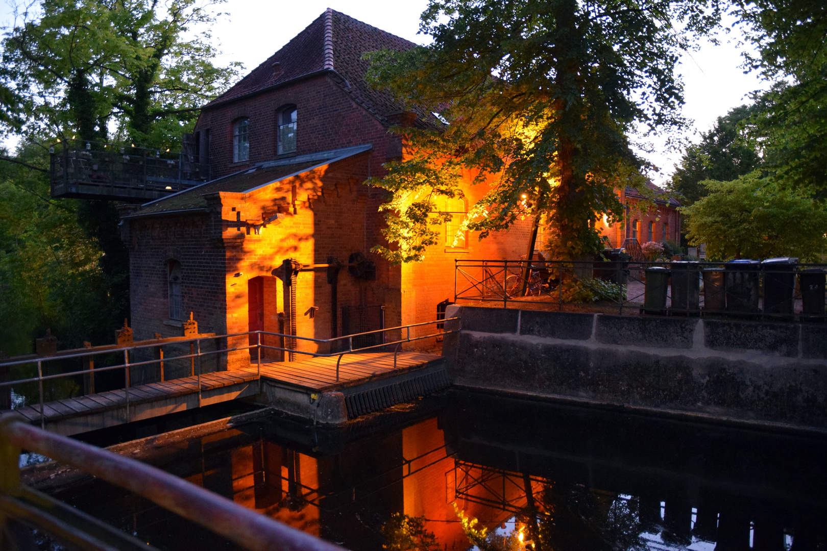 Alte Mühle am Mühlendamm in Lübeck