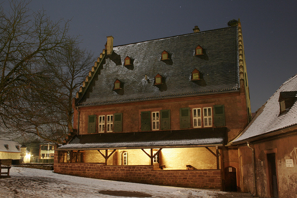 Alte Mühle bei Vollmond