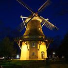 Alte Mühle in Bad Zwischenahn bei Nacht