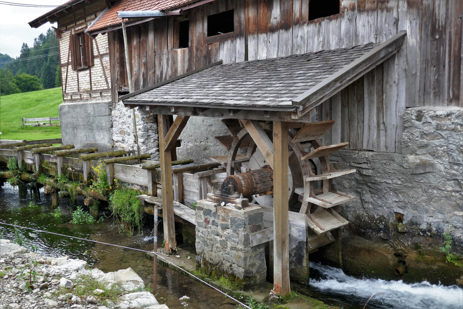 Alte Mühle in Fischen