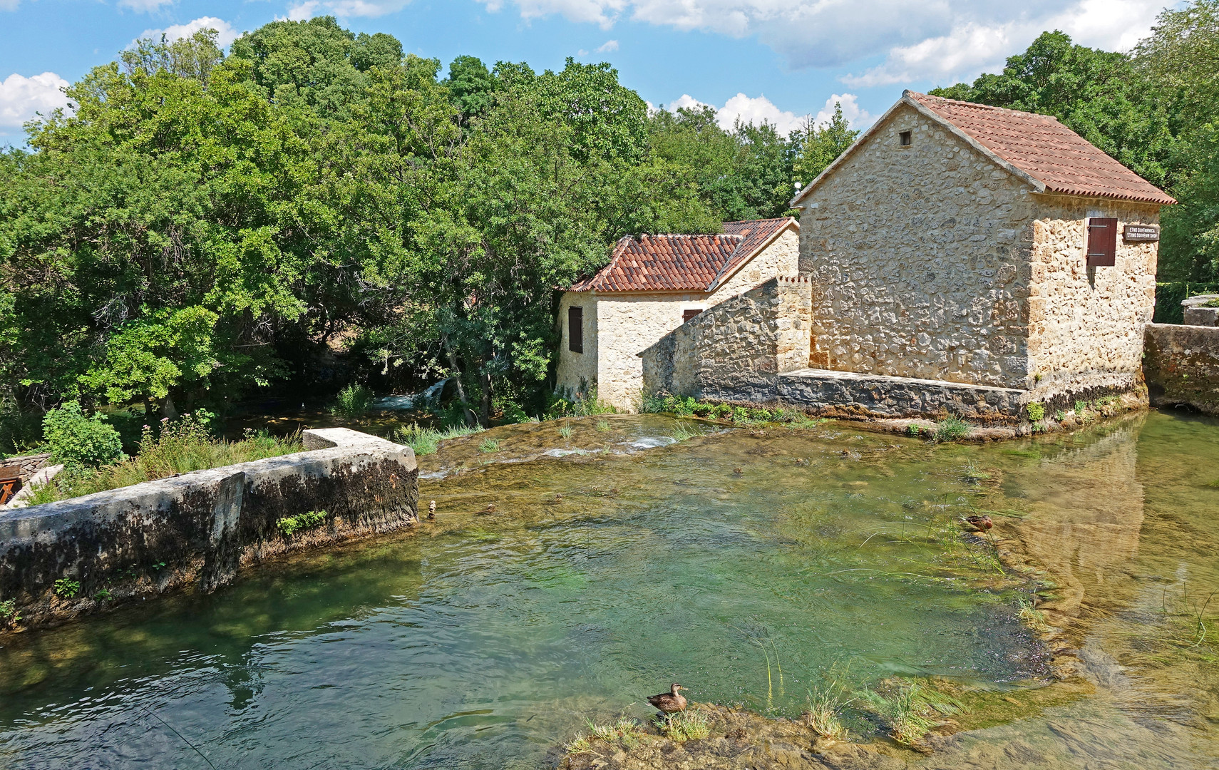 Alte Mühle in Krka