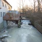 Alte Mühle in Saathain/Elbe-Elster im Winter