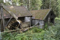 Alte Mühle mit Wetzsteinmacherei aus Unterammergau