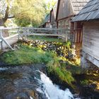 Alte Mühlen am  Gacka Quellfluss