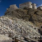 alte mühlen gesehen in olympos (karpathos)