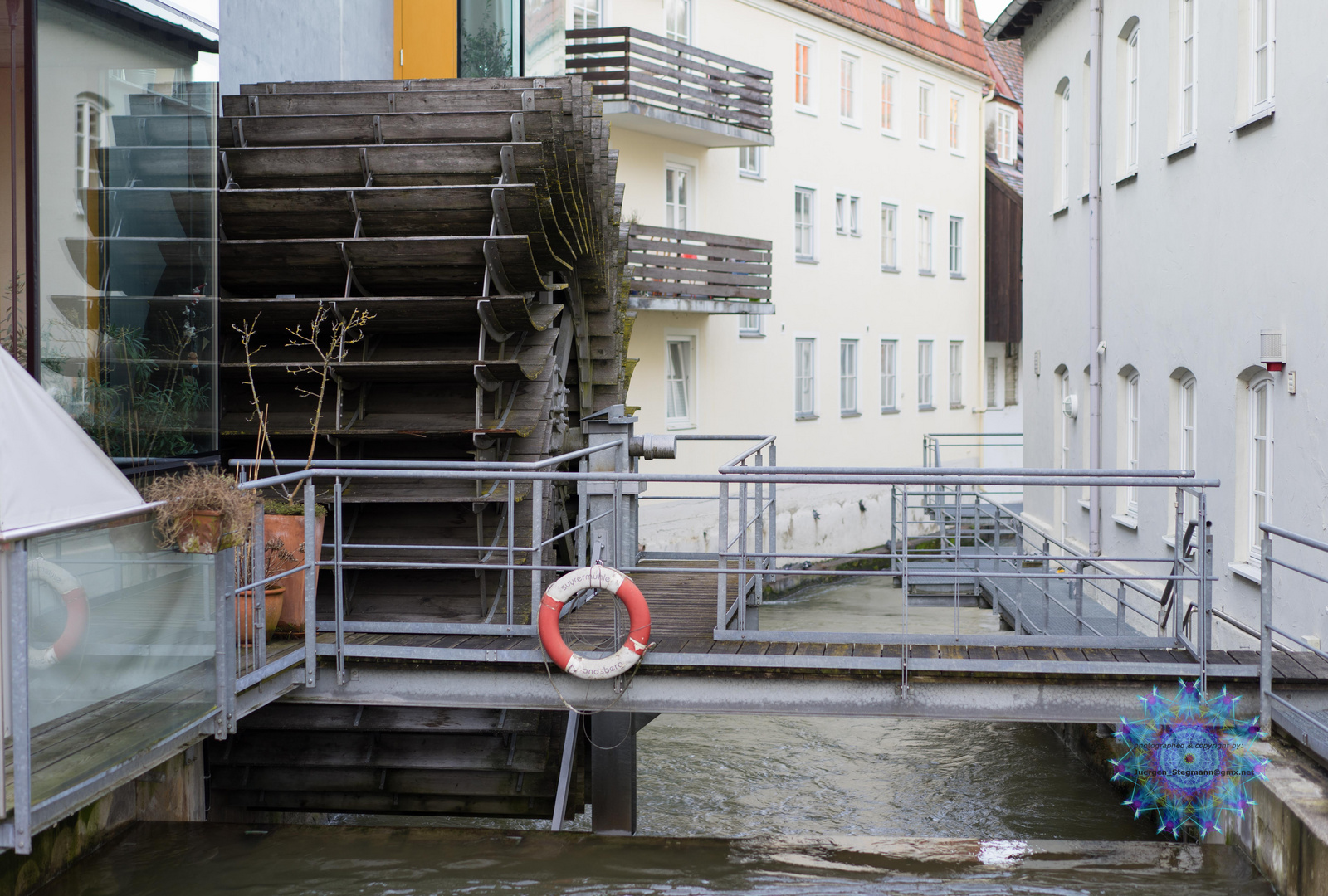 alte Mühlen mitten in der Stadt