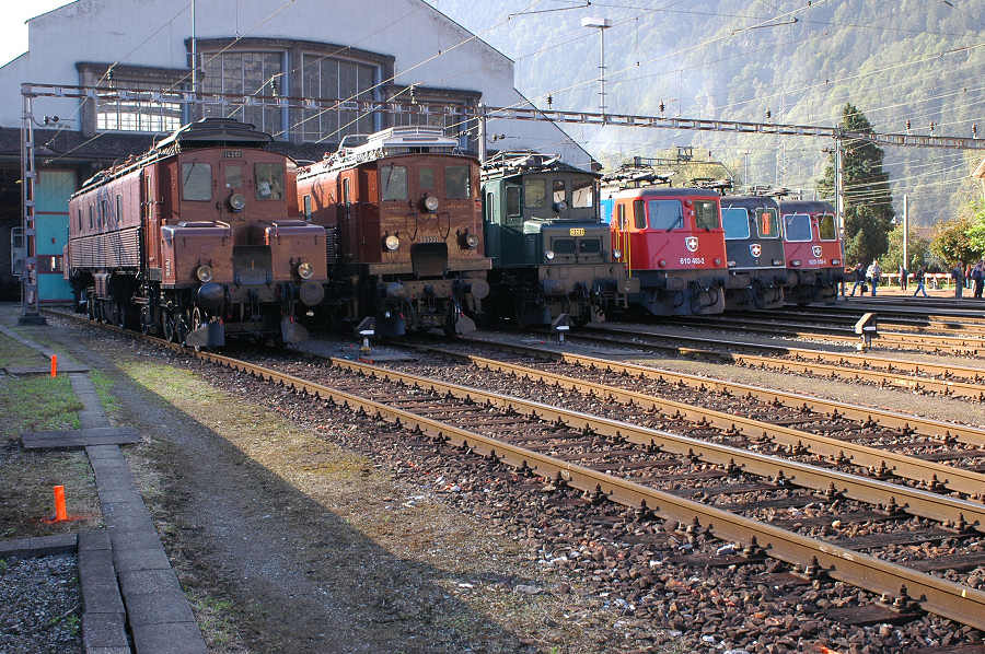 Alte / neue Lokomotiven der Gotthardstrecke