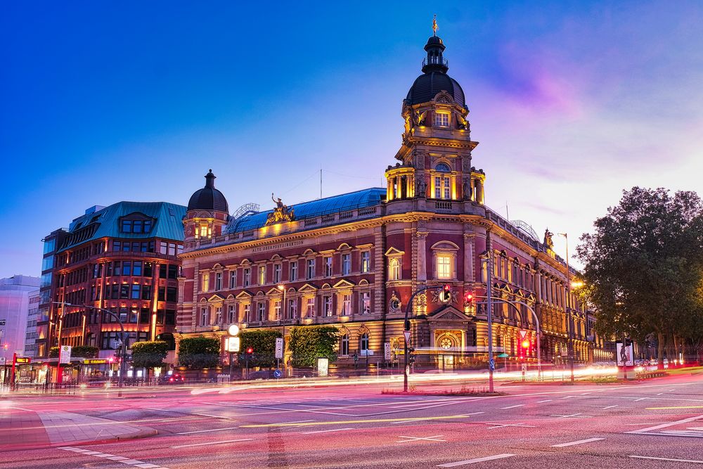 alte Oberpostdirektion Hamburg Foto & Bild motive Bilder auf