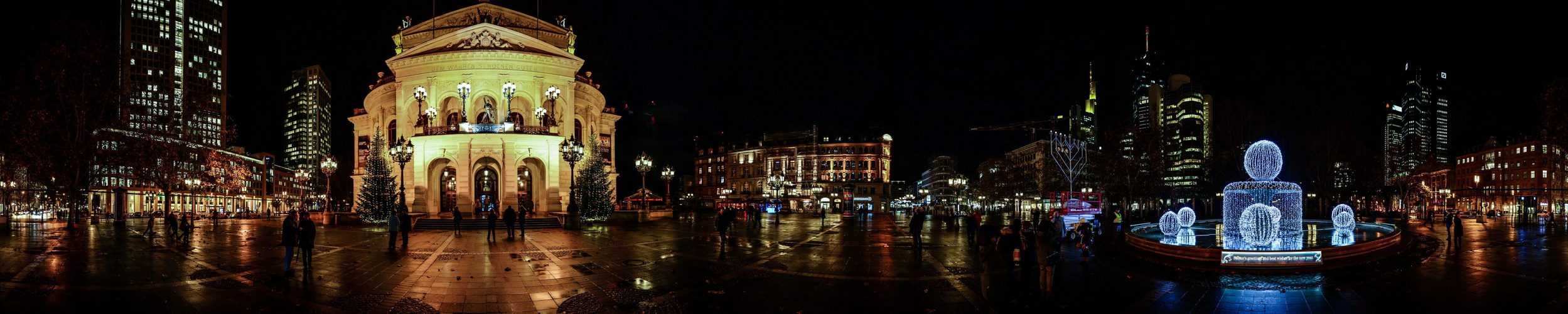 Alte Oper Frankfurt - 360-Grad-Panorama vom Opernplatz