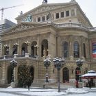 Alte Oper im Schnee