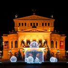 Alte Oper in Frankfurt zur Weihnachtszeit
