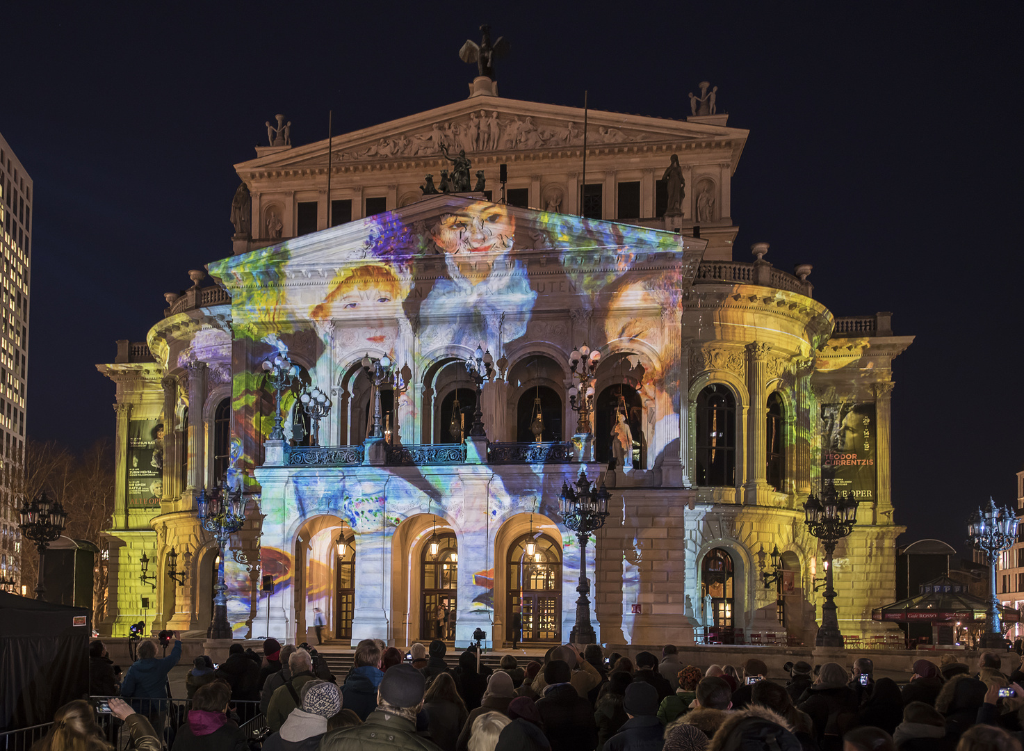 Alte Oper während der Luminale