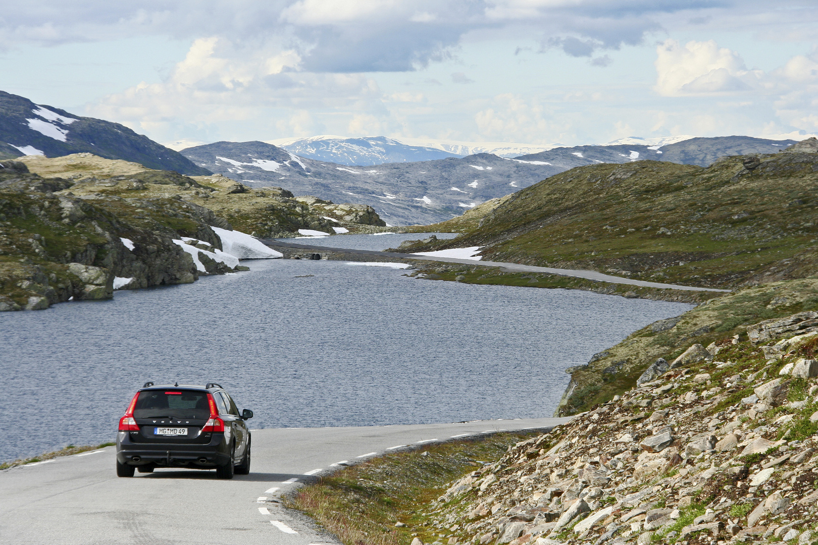 Alte Passstraße nach Laerdal/Norwegen