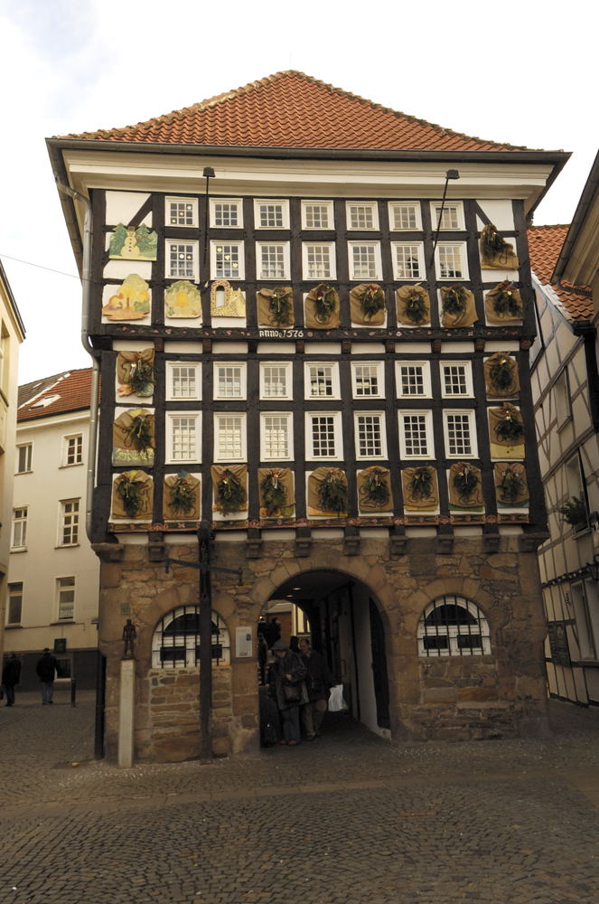 Alte Rathaus, Hattingen mit Adventskalender