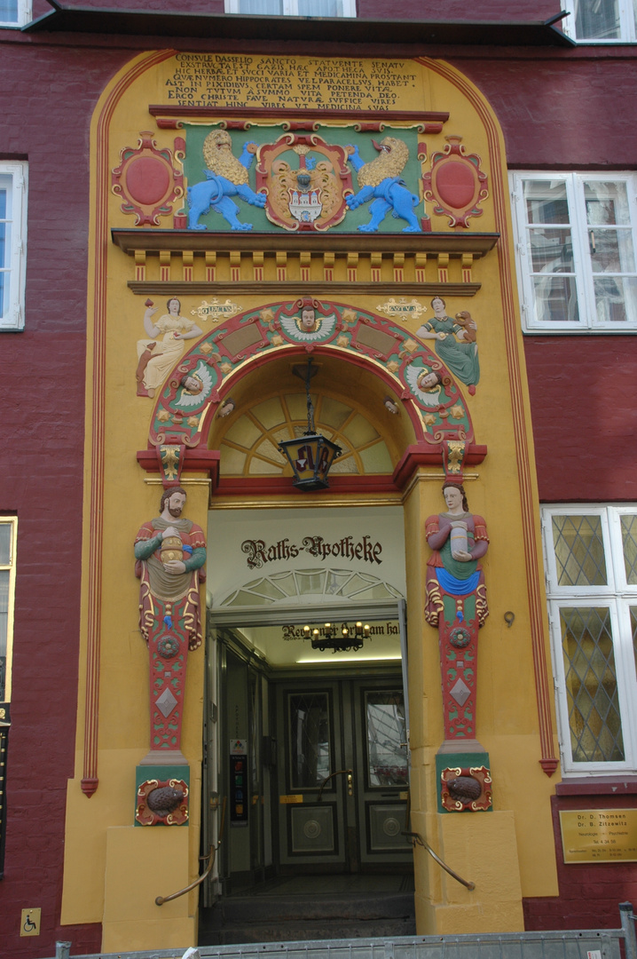 Alte Rathsapotheke in der Bäckerstraße, Lüneburg