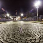 Alte Römerbrücke Saarbrücken bei Nacht