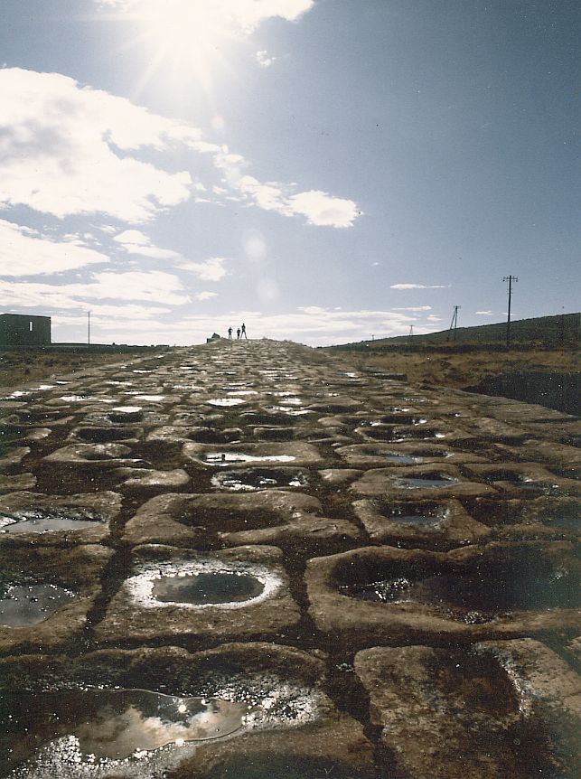 alte römerstraße in syrien