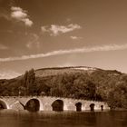 Alte Saalebrücke in Jena-Burgau