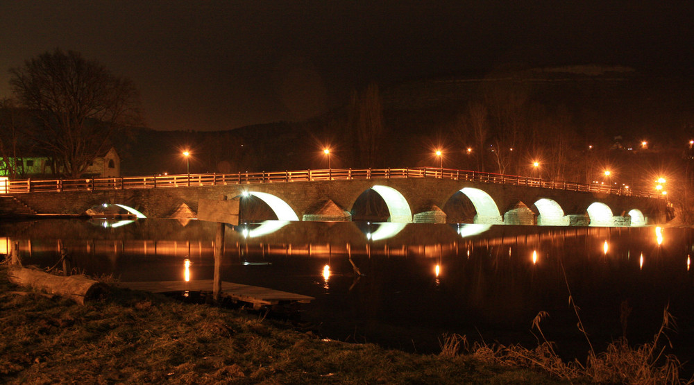 Alte Saalebrücke Jena-Burgau