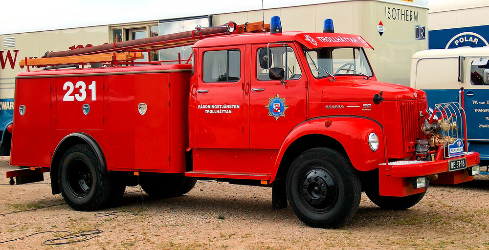 Alte Scania Feuerwehr