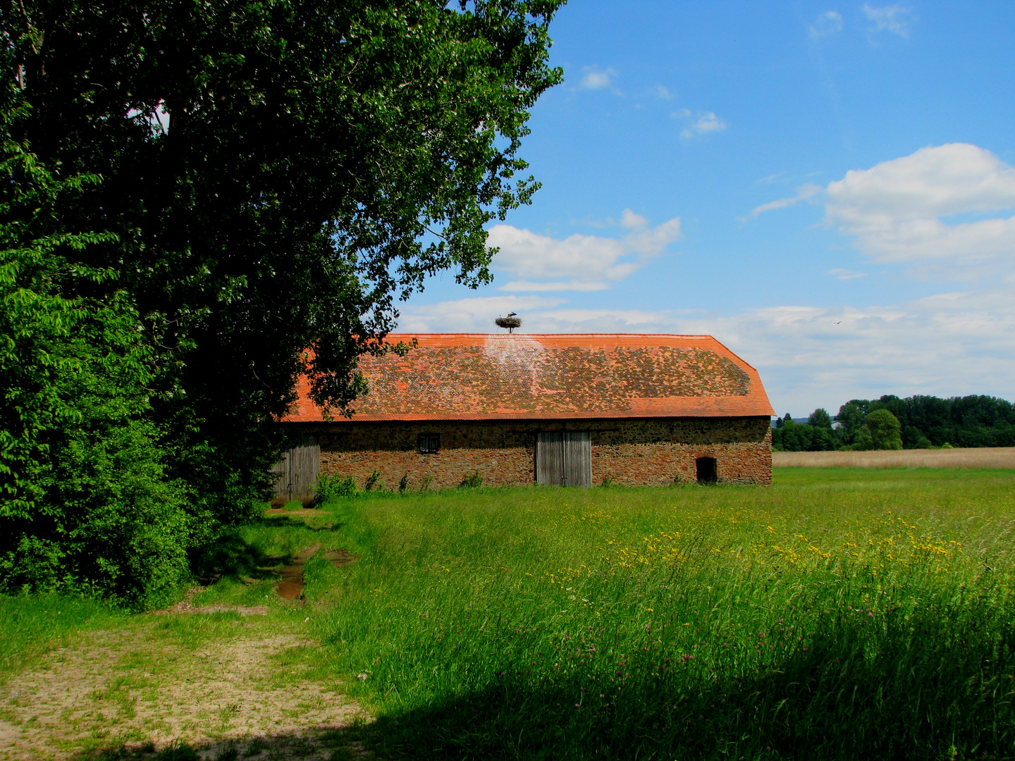 Alte Scheune am Reinheimer Teich