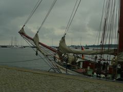 Alte Segelyacht in Stralsund