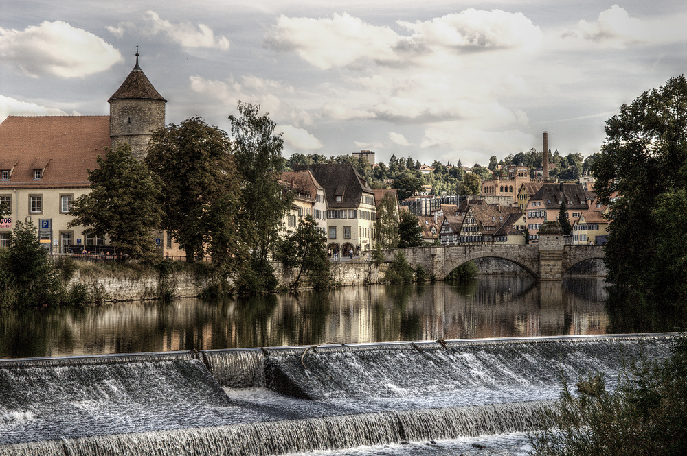 Alte Stadt am Kocher (Pseudo-HDR aus RAW-Datei)