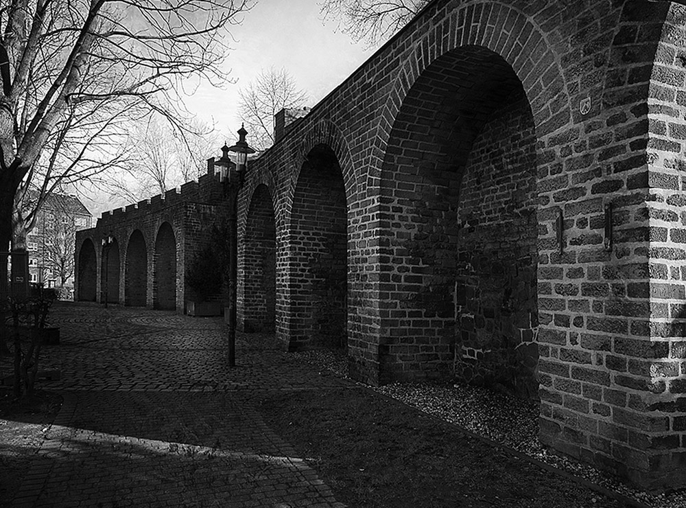 Alte Stadtmauer in Duisburg,