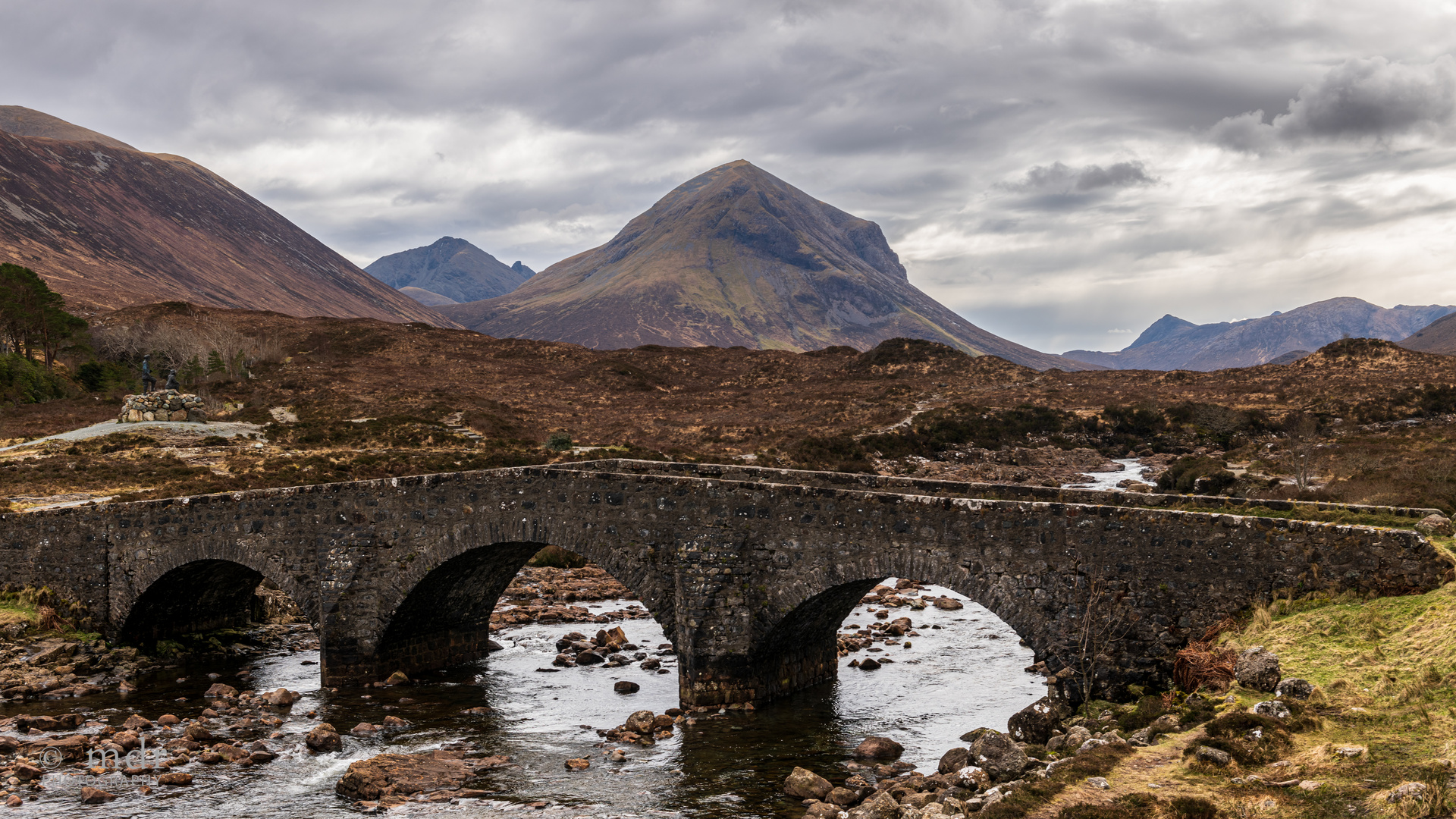 Alte Steinbrücke, Isle of Skye, Schottland