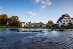 Alte Steinerne Brücke über die Wörnitz - Harburg (Schwaben)