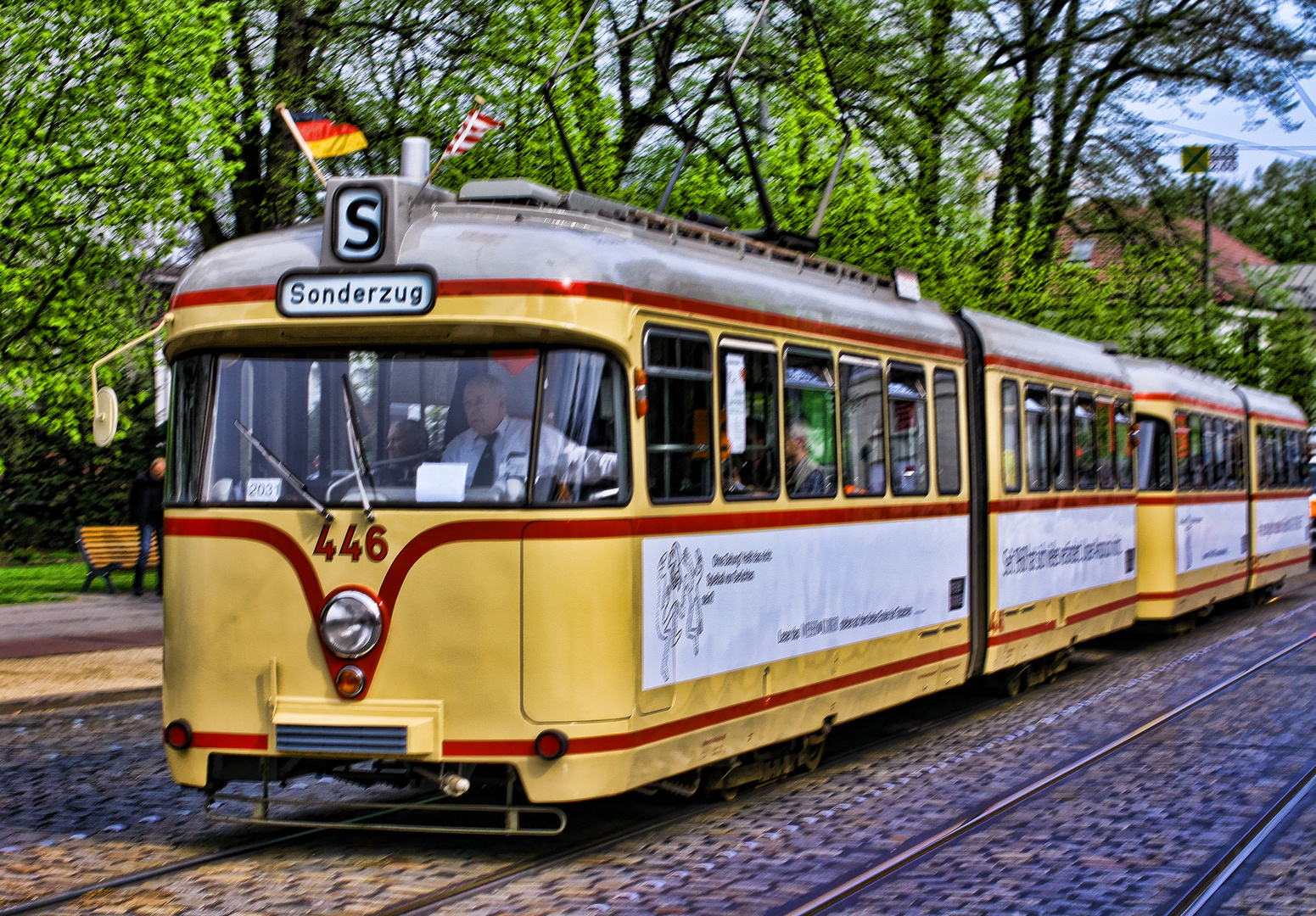 alte Straßenbahn