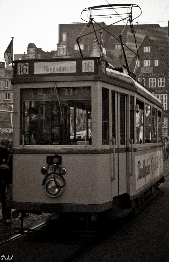 Alte Straßenbahn