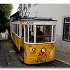 Alte Straßenbahn in Lissabon